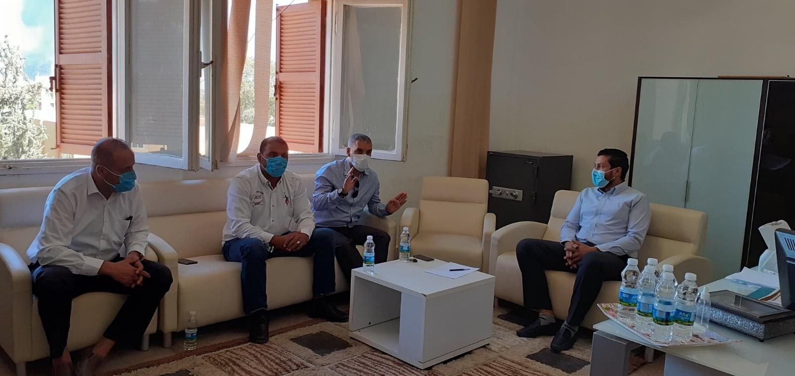 زيارة فريق من كلية التربية البدنية الزاوية لكلية طب وجراحة الفم والأسنان بالزاوية