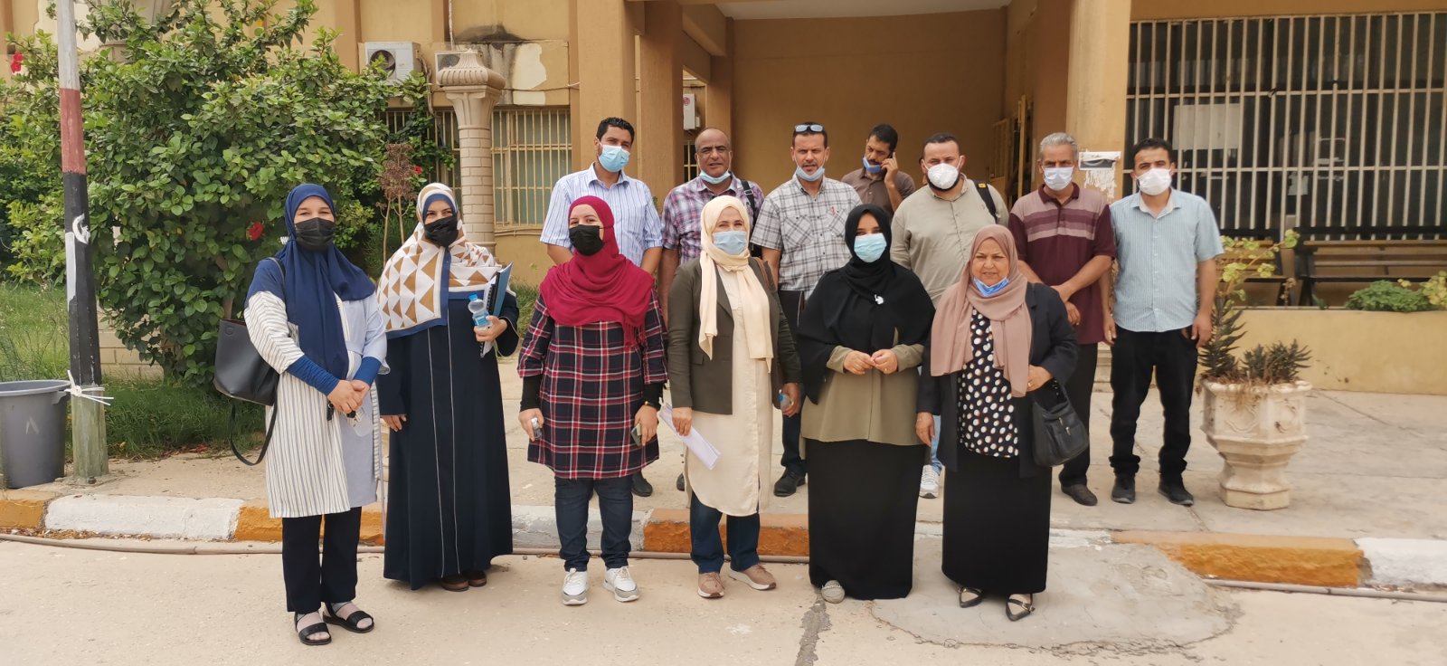 زيارة فريق  من اللجنة المشكلة بقرار من وزير التعليم العالي لكلية طب وجراحة الفم والأسنان بالزاوية